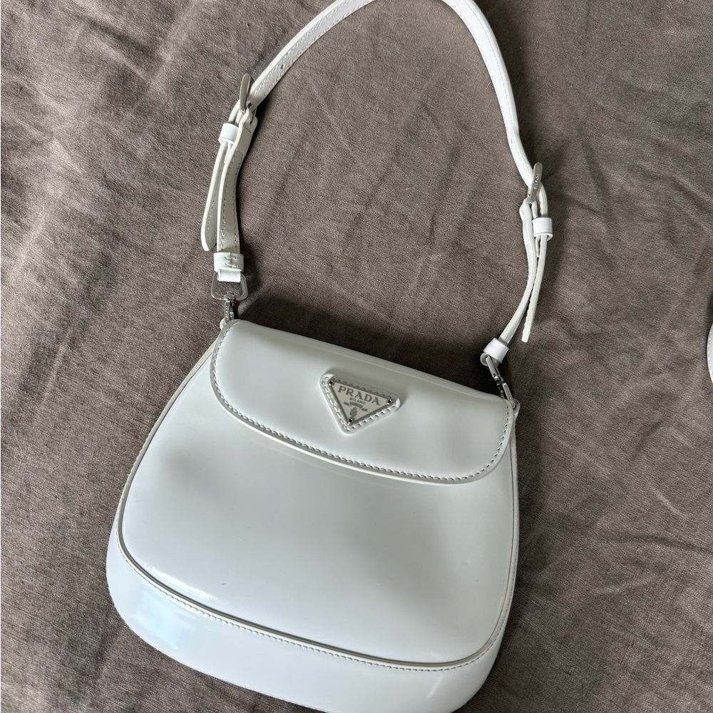 Prada White Shoulder Bag